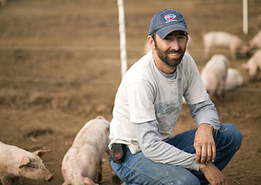 Jeremiah Jones: President of the Growers Cooperative “NC Natural Hog Growers Association”, Farmer and Owner of Grassroots Pork Company