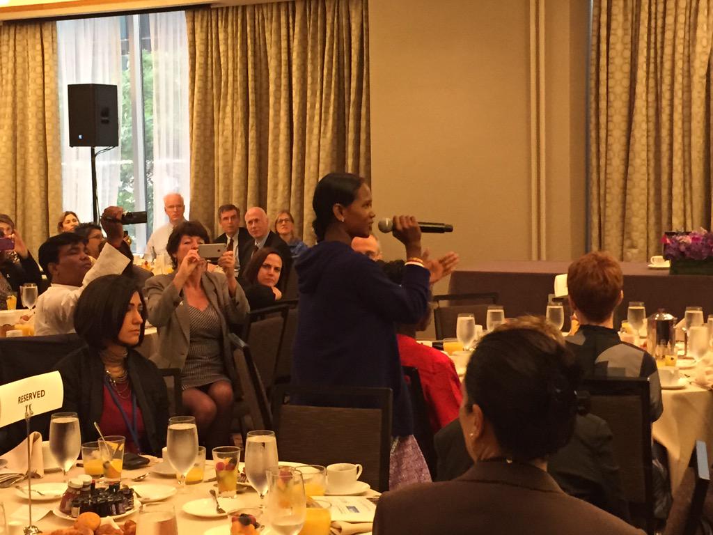 santana murmu at the pmnch accountability breakfast