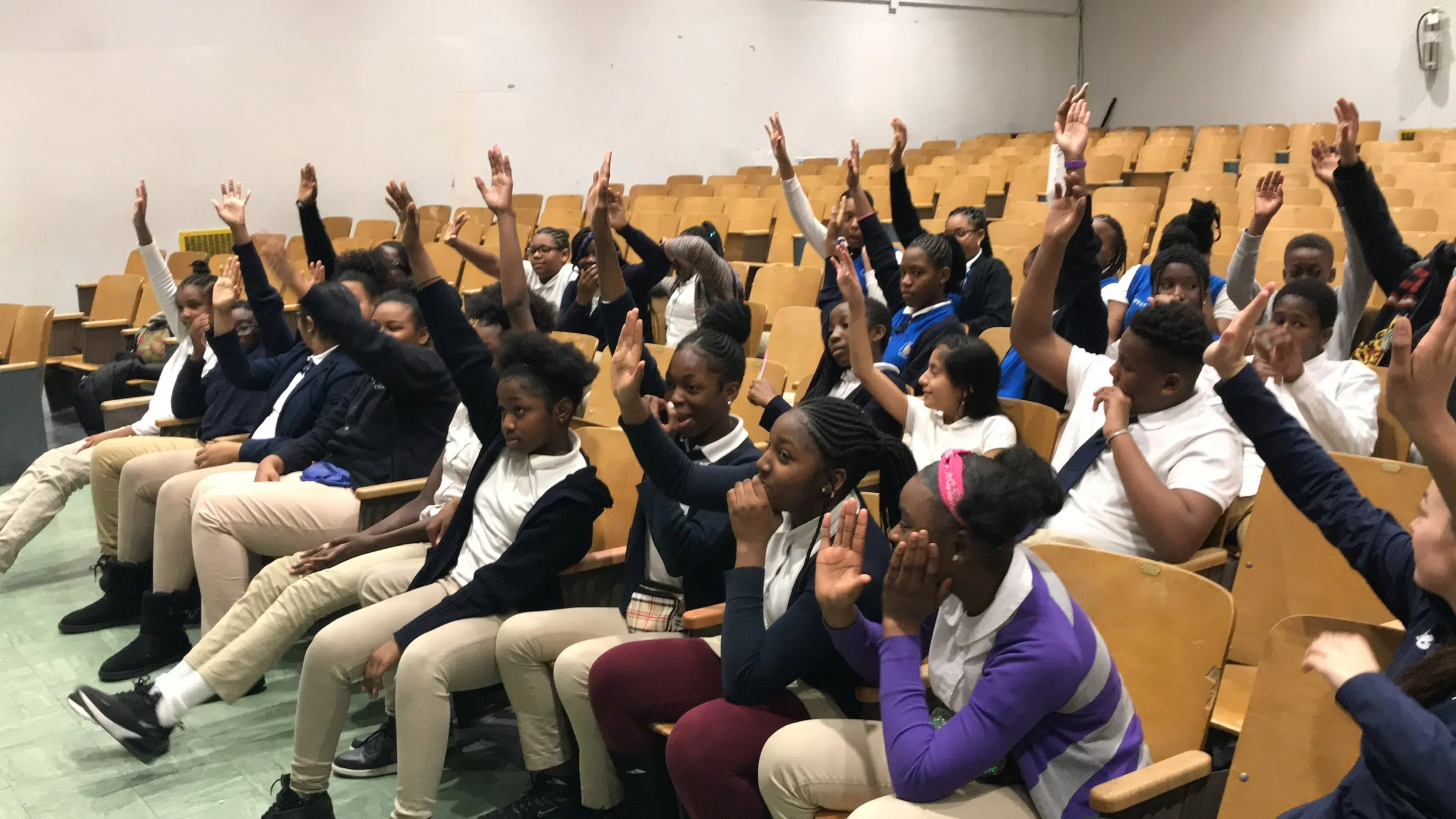 Girls from PS 76 will be seeing “How the Grinch Stole Christmas”