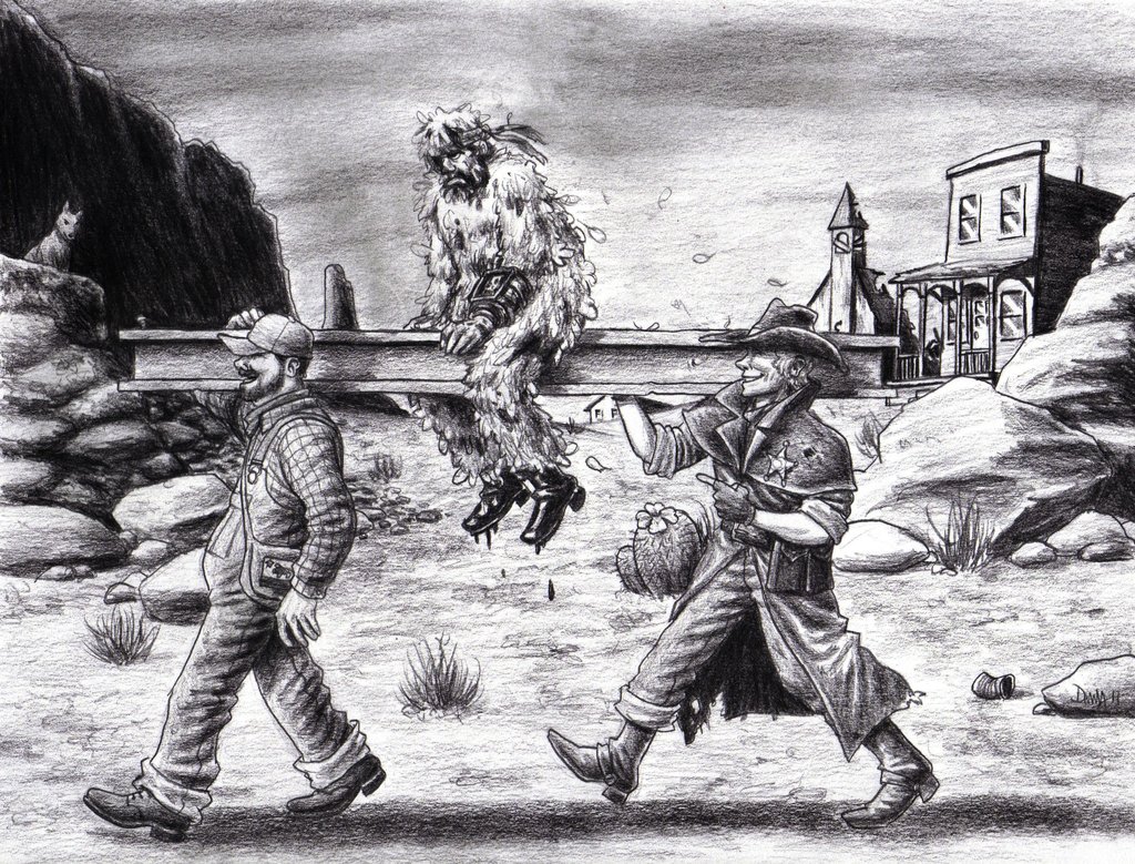 Artists rendition of event