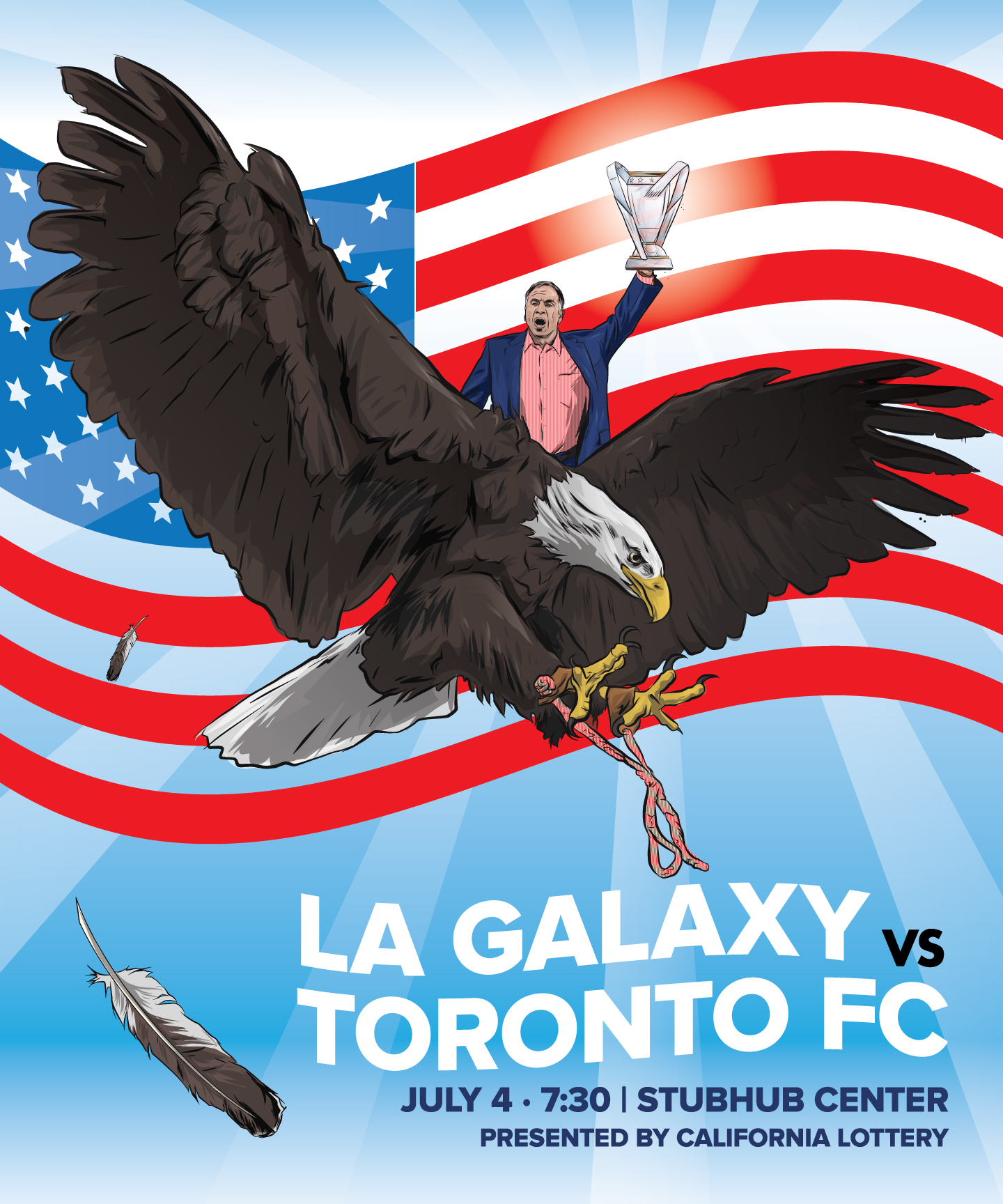 Not Pictured: Bruce Arena stabbing Kaiser Wilhelm in the chest with a bayonet made out of freedom and justice dripping with the blood of socialists.