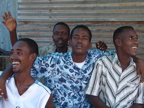 Shihāb seen here with friends who think he is just really naive about this whole FIFA thing.