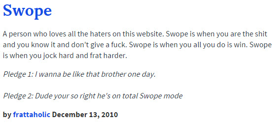 This explanation is written by someone who is a totally on-fleek swope.