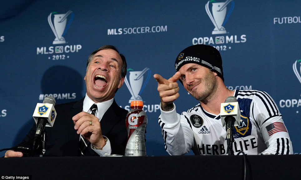 Happier Days for Bruce back when he cared about MLS Cup.
