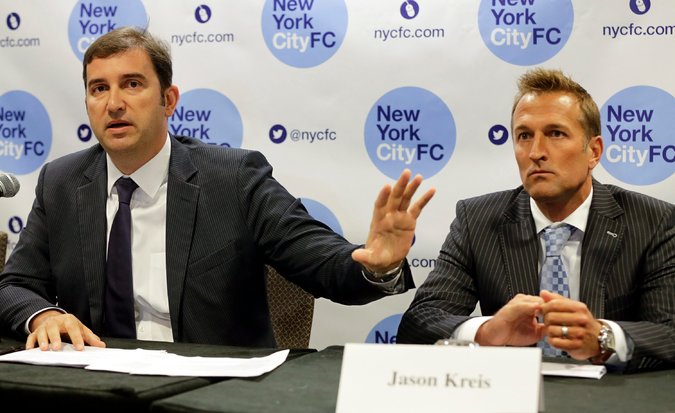 Jason Kreis in happier days being told to shut the hell up.