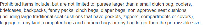"Don't you be bringing in those fanny packs, they are the DEVILS pack."