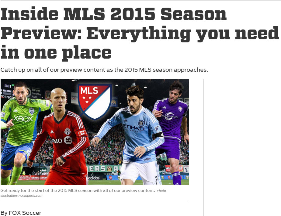 Just don't look at the non-glamorous teams... we mailed those in.
