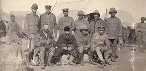 Mr Villaneau pictured here (bottom row, far left) with the first PATH Train Explorers Legion.
