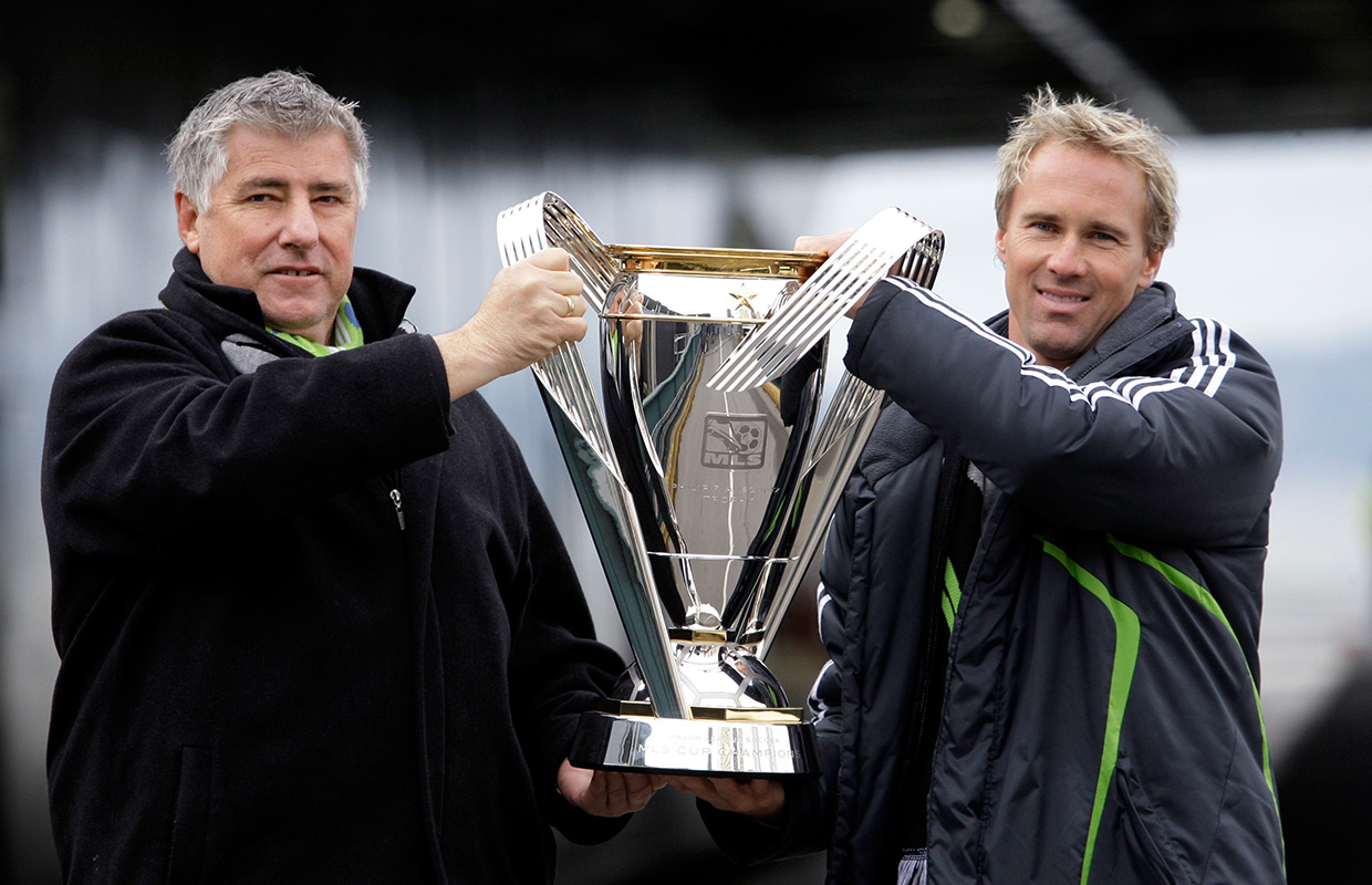 Someone brought the cup! (AP Photo/Elaine Thompson, File)