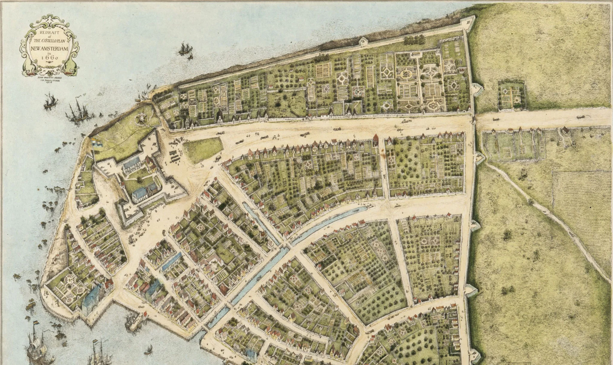 Even back THEN there wasn't any room for a stadium.