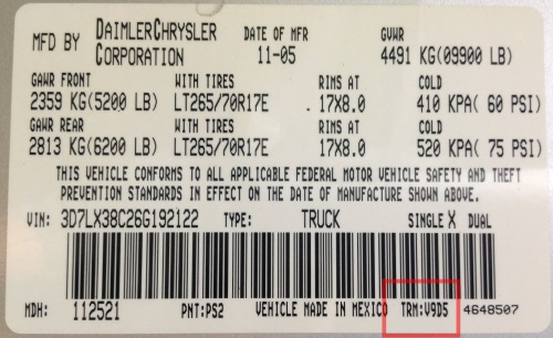 Interior Trim Code Guide Seat Doctors