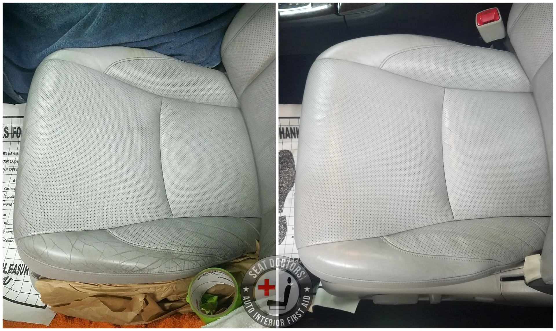 Custom VIN Matched Leather Dye — Seat Doctors