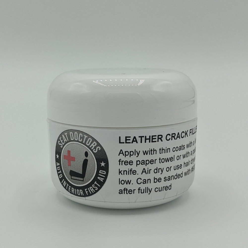  ARCSSAI ARCSSAL Paintable Leather Filler, 2 oz Leather Scratch  Repair with Easy Step-by-Step Guide, for Tears, Holes, Crack, Burns on  Leather Car Seats, Furniture, Shoes - Leather Repair Gel - White 