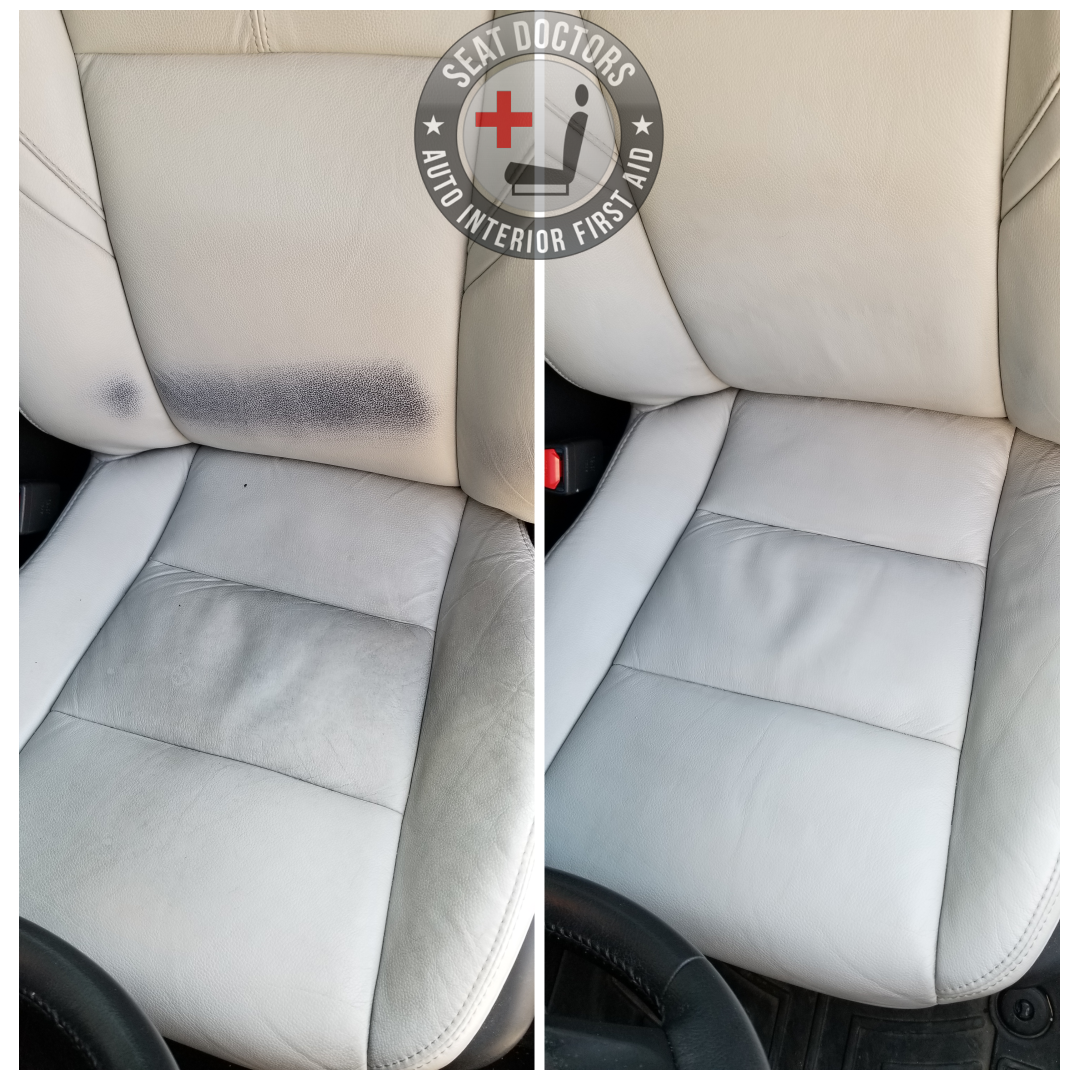 toyota leather dye — Before & After — Seat Doctors