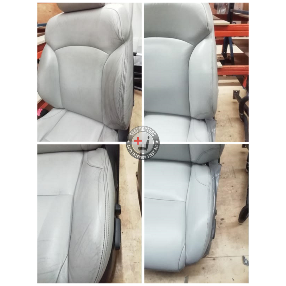 Lexus Leather Dye Before After Seat Doctors - What To Use Clean Lexus Leather Seats