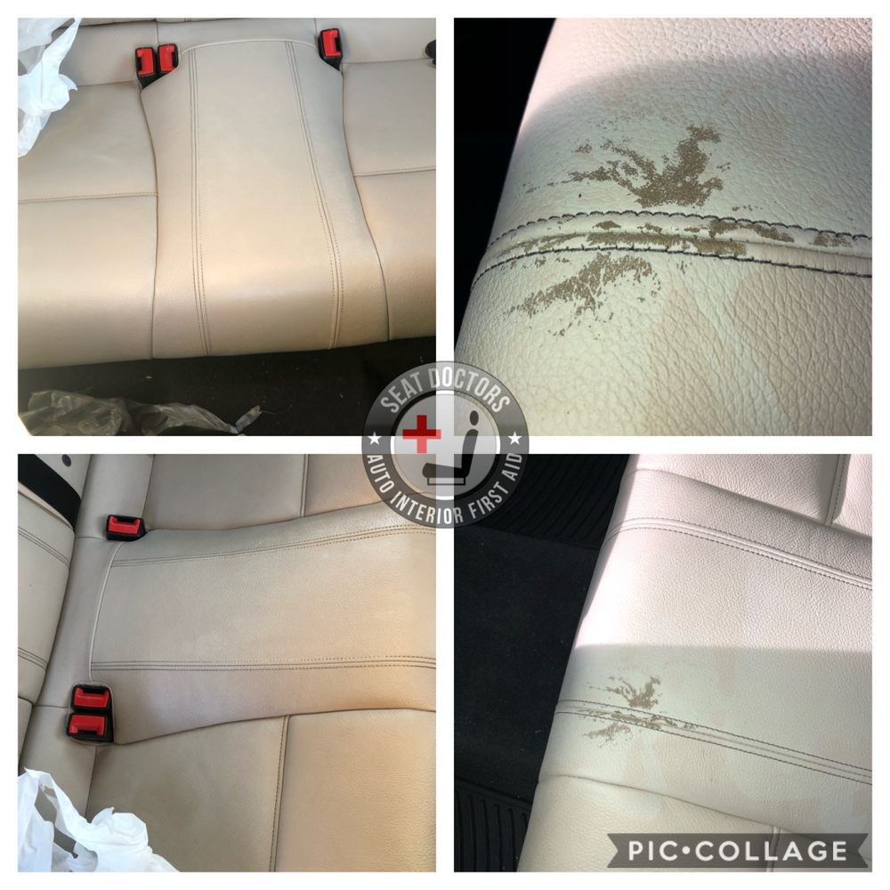 Off White Leather Dye