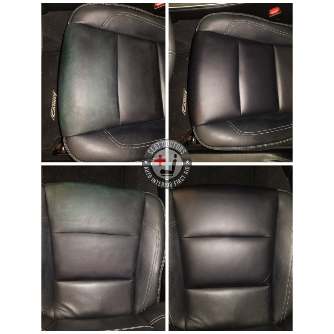 Car Black Leather Interior Part Of Leather Car Seat Details With Stitching  Interior Of A Car Comfortable Perforated Leather Seats Black Perforated  Leather Car Detailing Stock Photo - Download Image Now - iStock