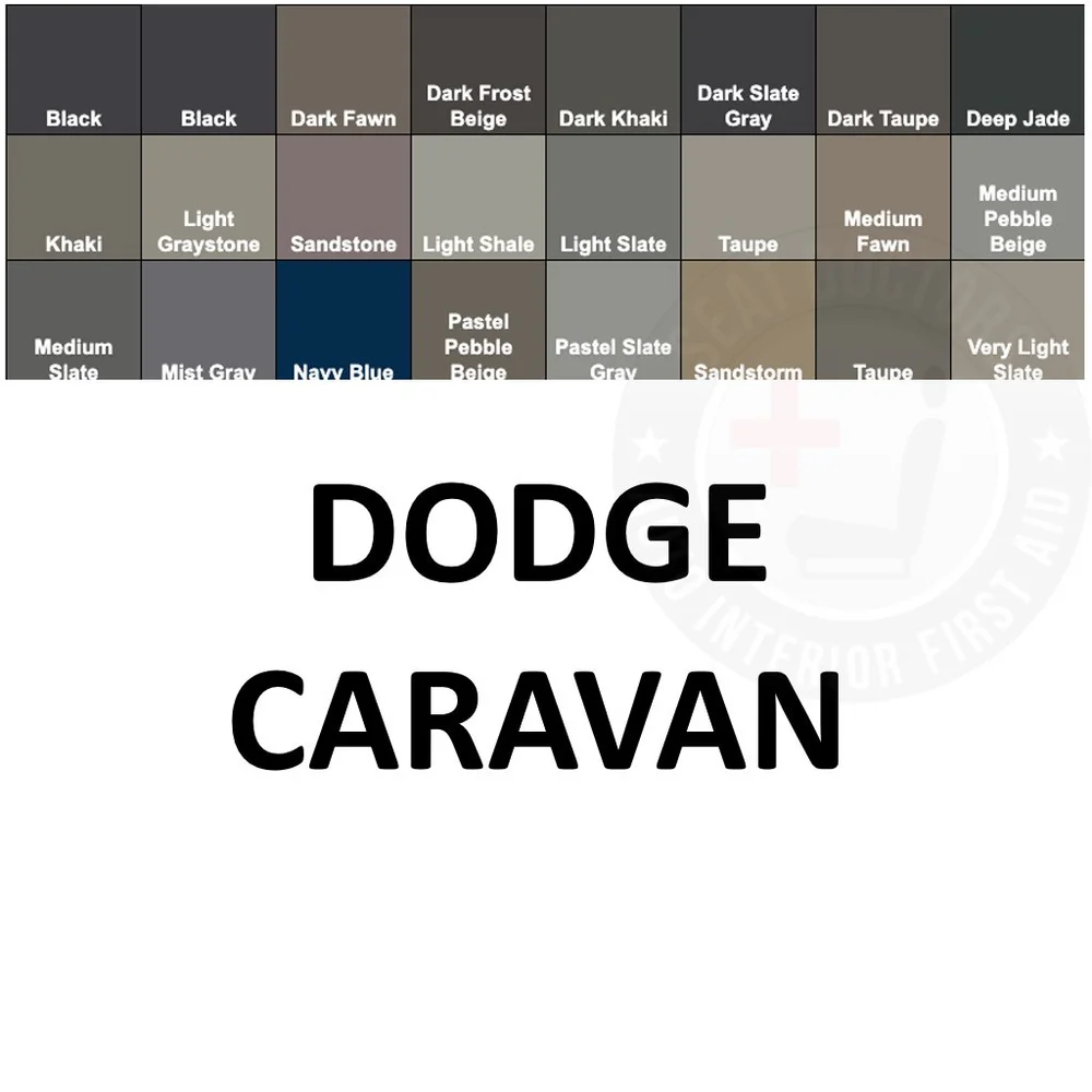Dodge Caravan Leather Dye — Seat Doctors