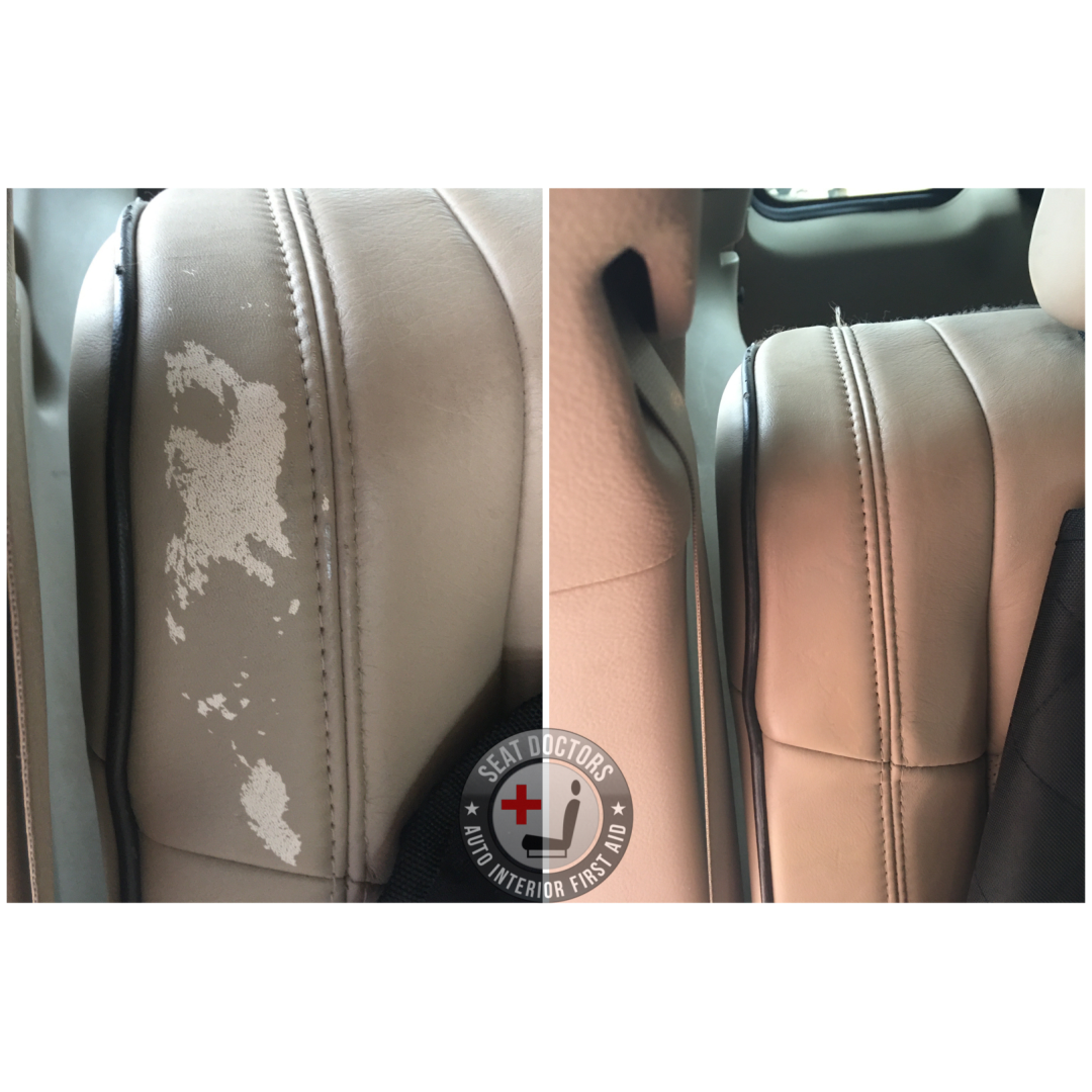 vinyl repair — Before & After — Seat Doctors
