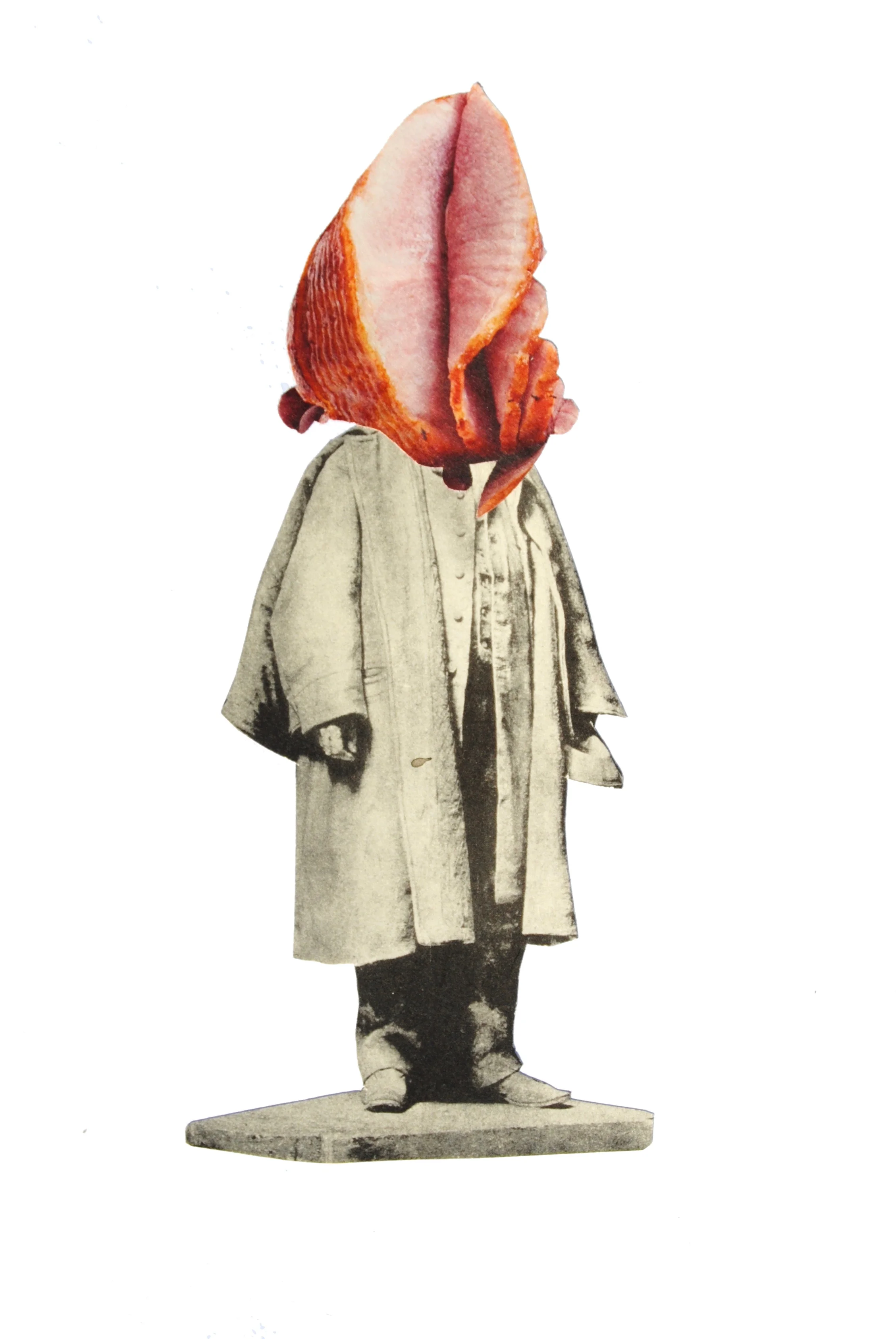 Meats.3 Mixed media 8" x 11"