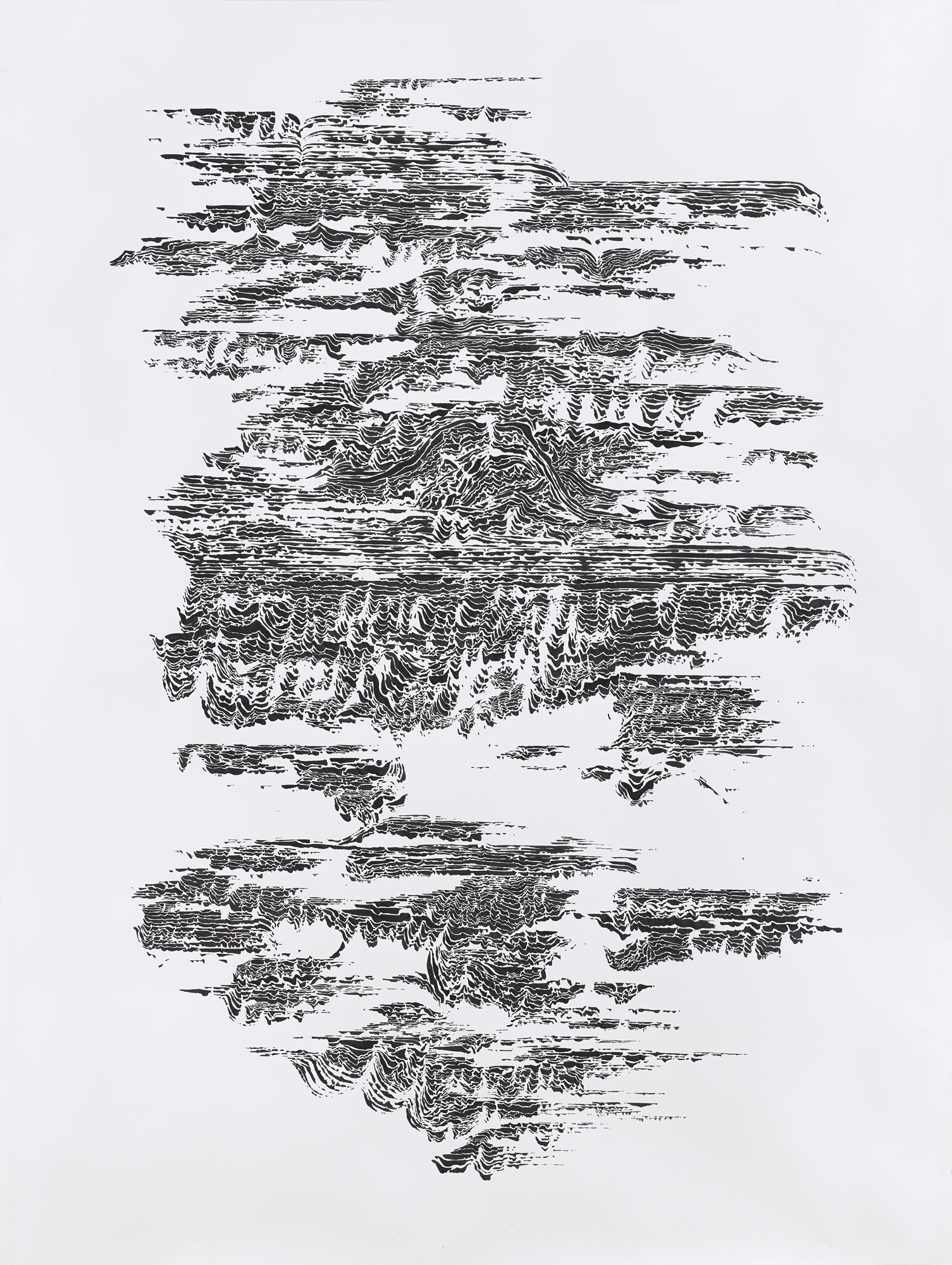 BK P7440 / untitled / ink on paper / 200x150cm / 2015 | private collection berlin