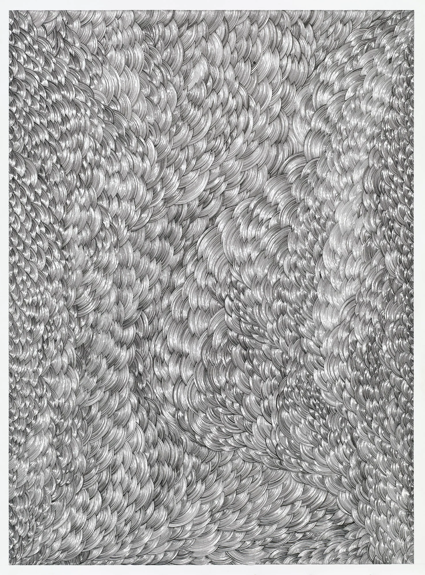 BK P158 | diptychon part A | untitled | acrylic on paper | 200x170cm | 2014 | collection kunstwerk Alison & Peter W. Klein