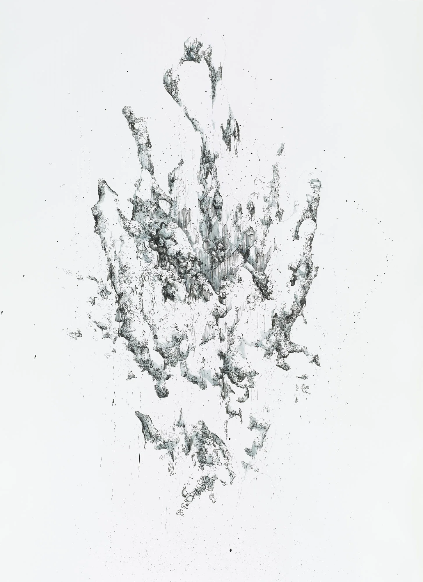 BK P164 | ink on paper | 150x200cm | 2014