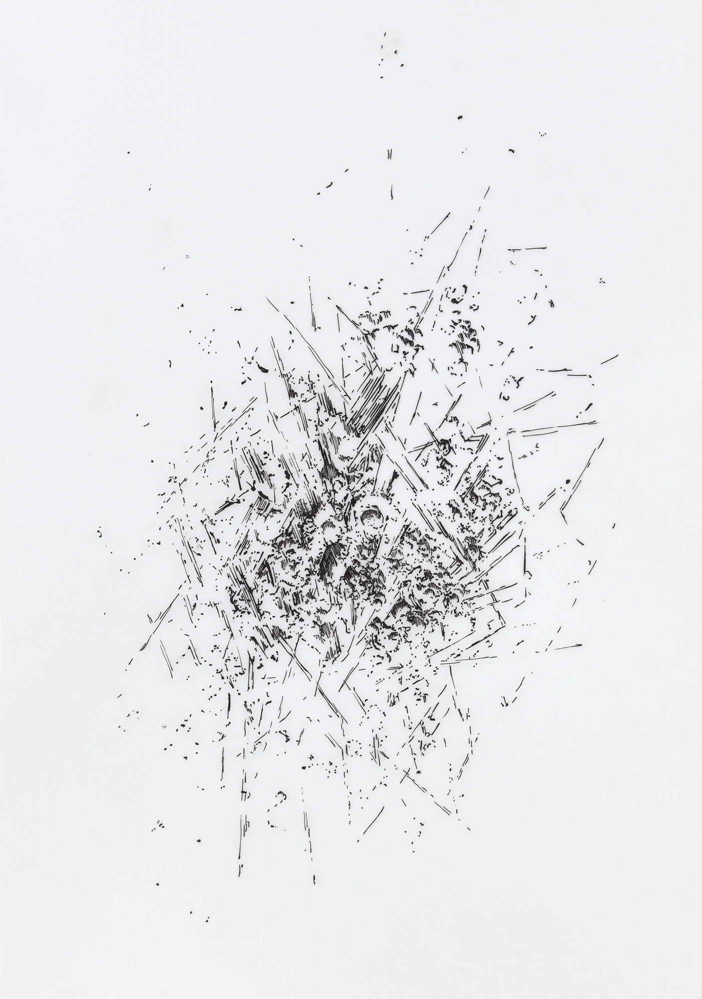 BK P16522 | untitled | ink on transparent paper | 29x21cm | 2012