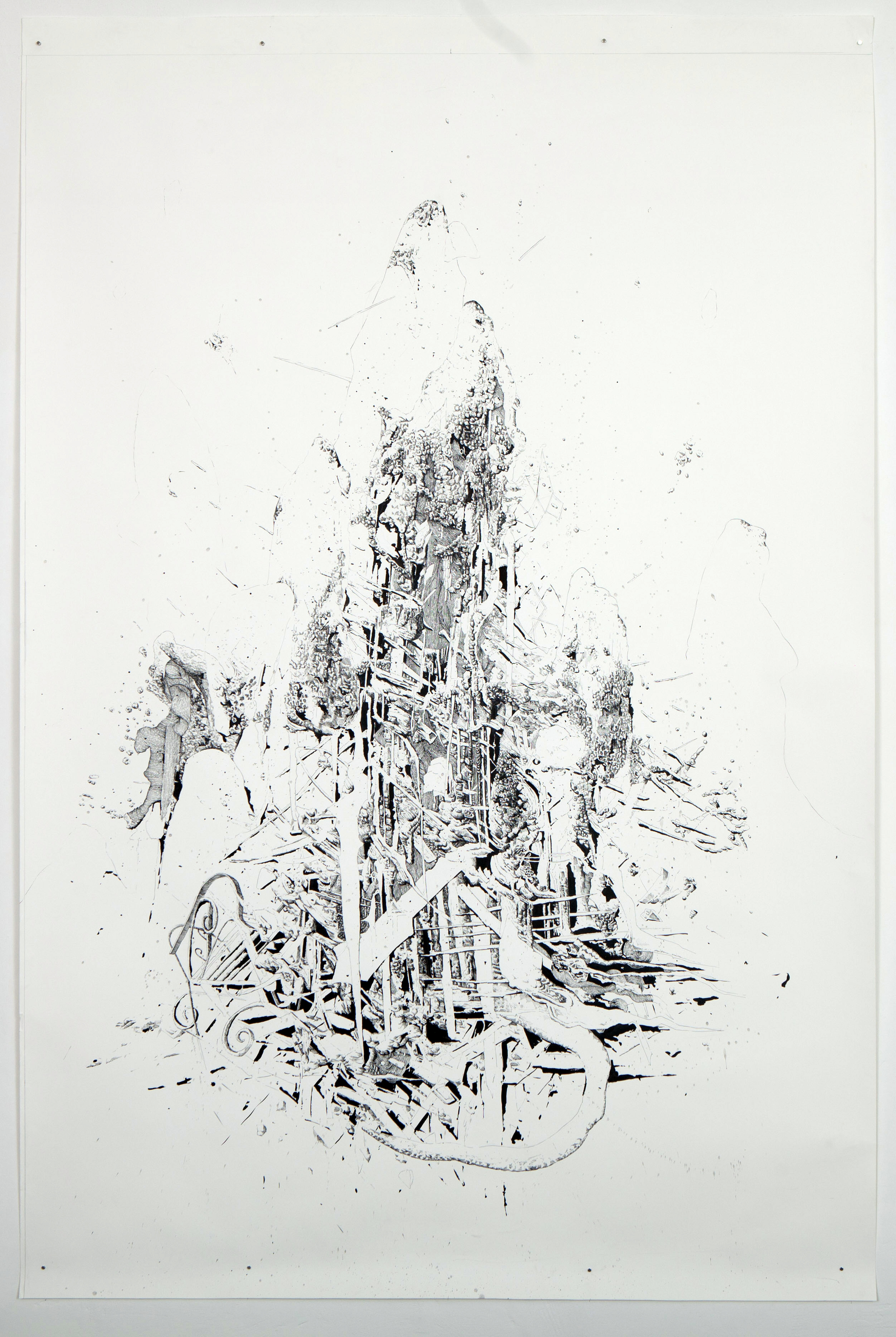 BK_P_00210_untitled_ink_on_paper_Tusche_220x150cm_2012_ privat collection potsdam