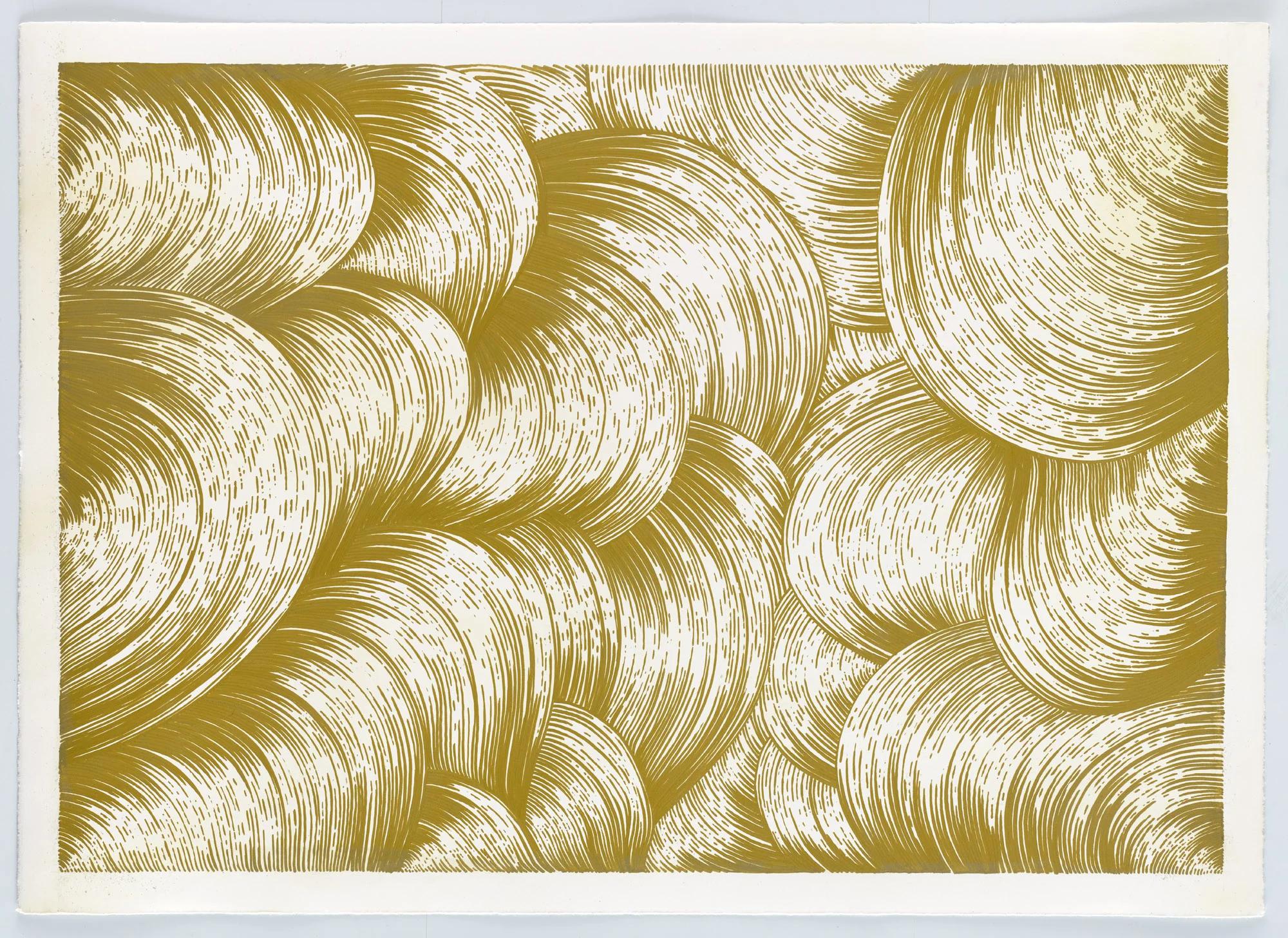 BK P12991 | untitled | gold metallic gloss paint marker on paper | 59x42cm | 2016