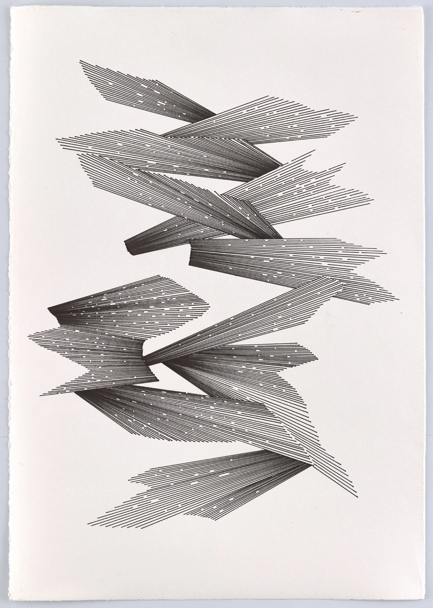 BK P13007 | untitled | pigment liner on paper | 42x29cm | 2016 | PRIVATE COLLECTION AMSTERDAM