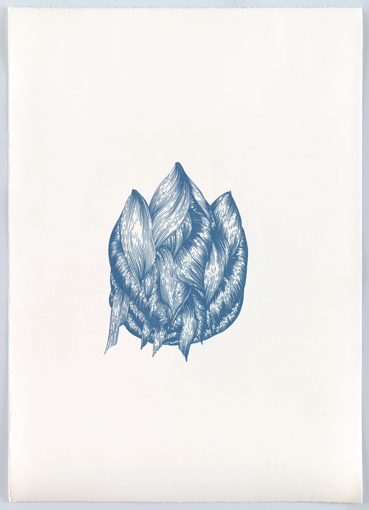 BK P12997 | untitled | metallic blue gloss paint marker | 59x42cm | 2016 | private collection berlin