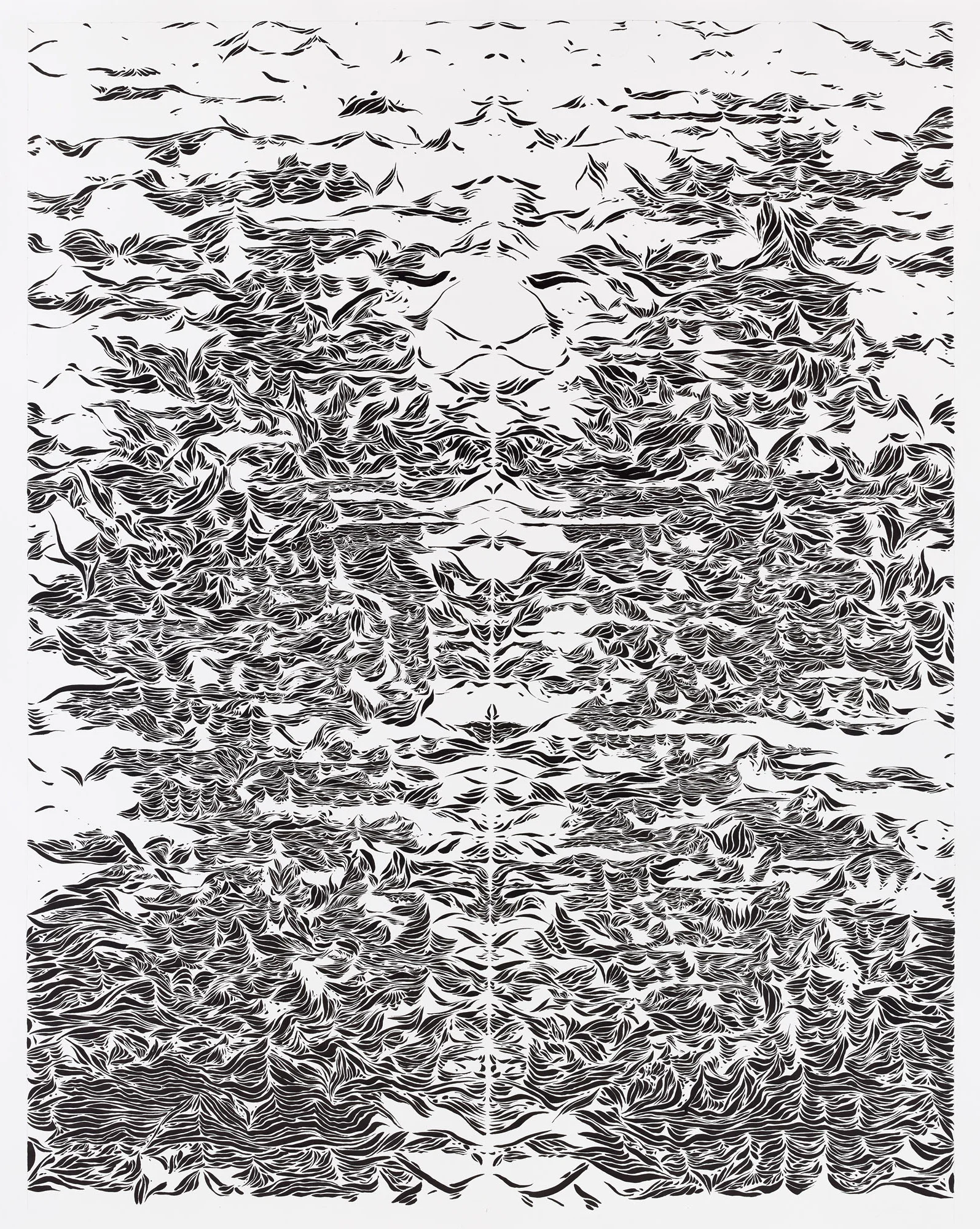 BK P13724 | untitled | ink on paper | 240 x200cm | 2016