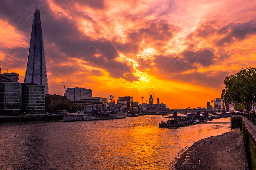 River Sunset