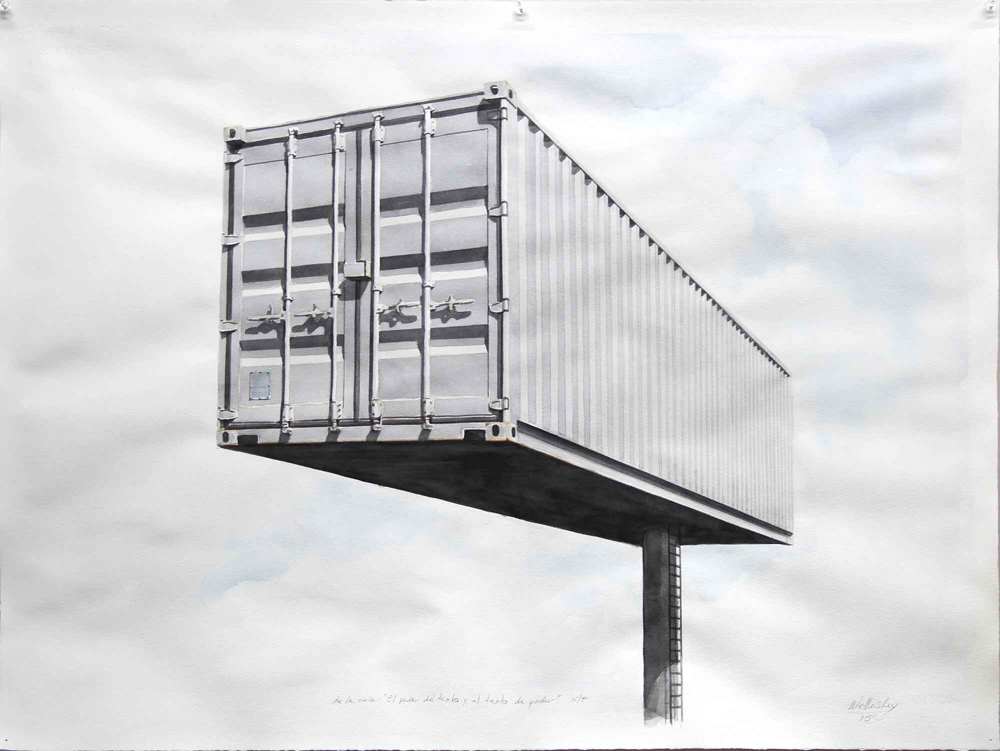 From the series_The power of text and the text of power_2015_Watercolor_on_arches_paper_22x30in.JPG