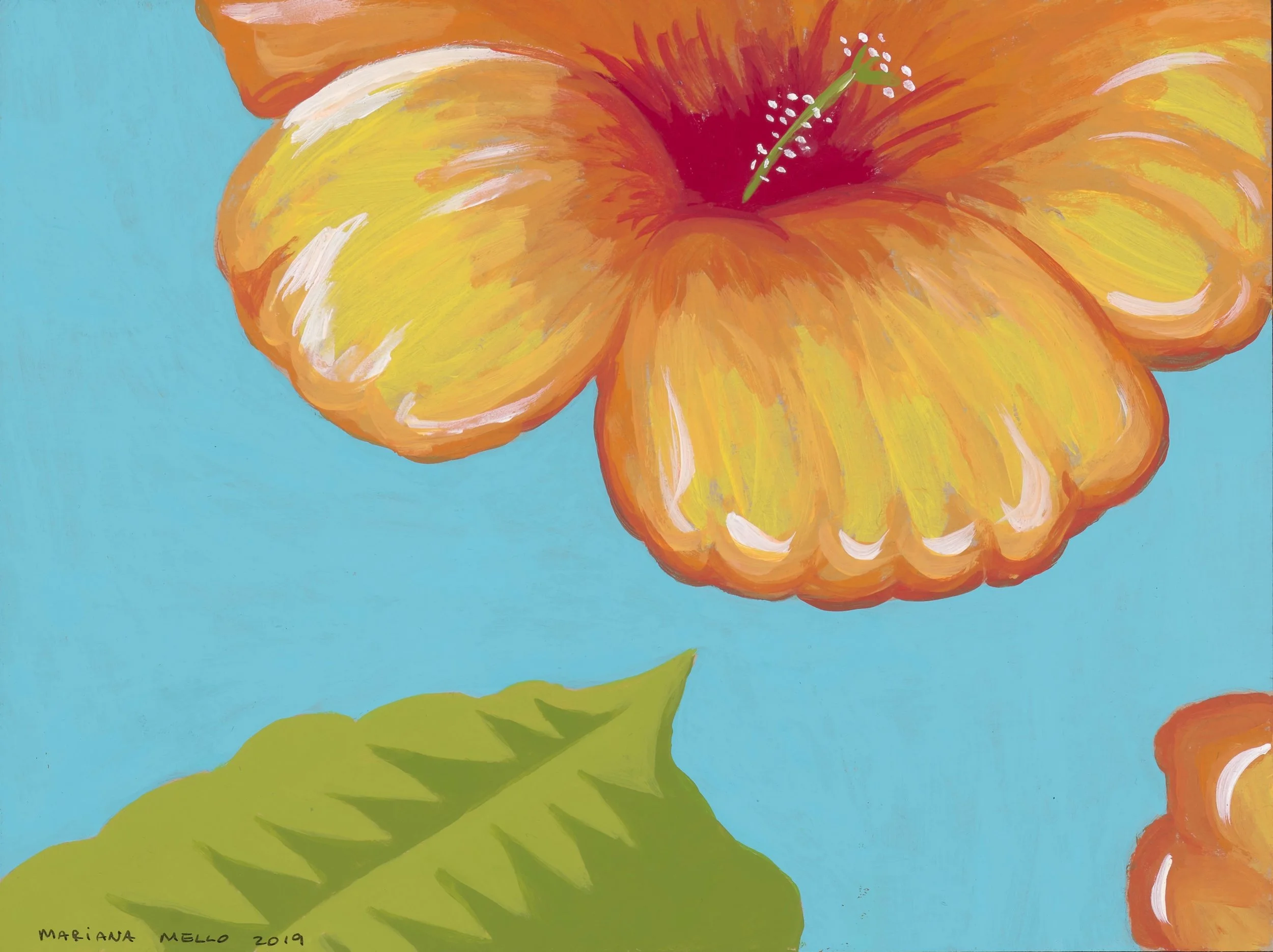 Flower Study Blue (2019)