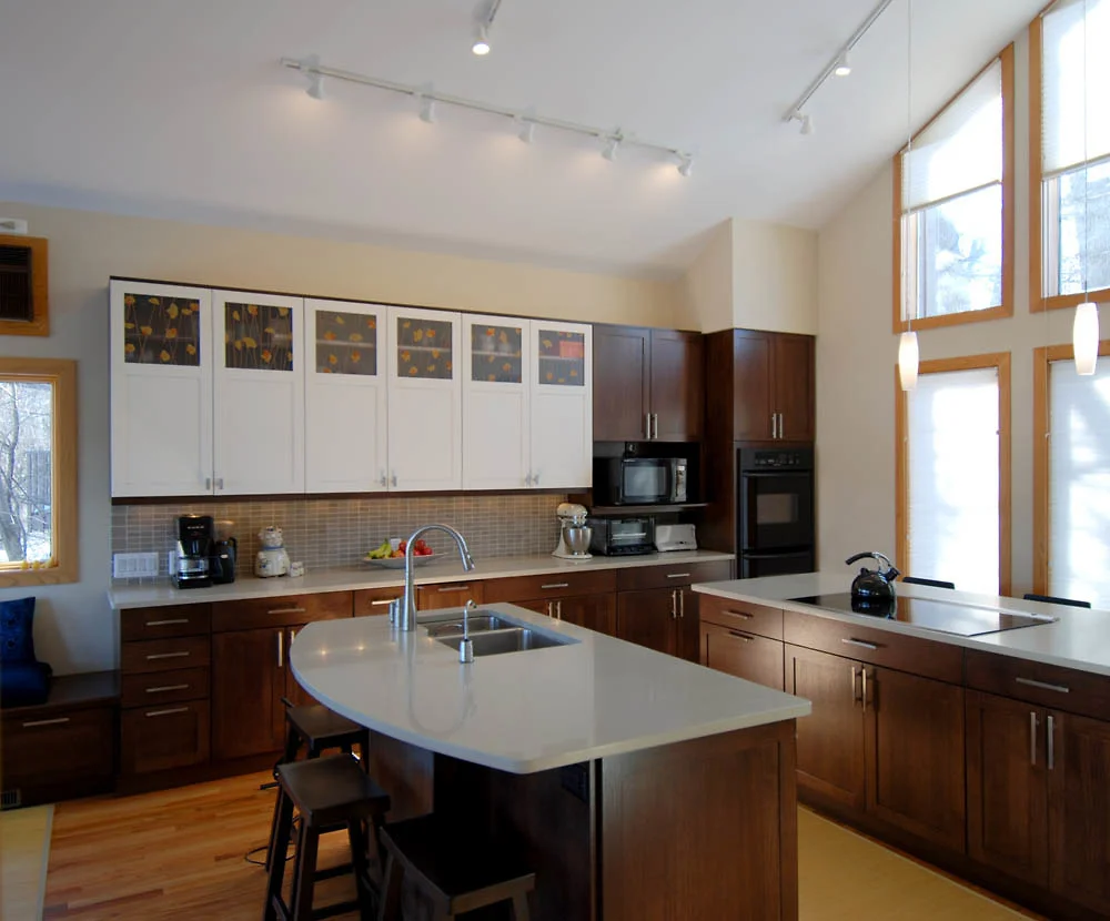 Vaulted Ceiling Kitchen