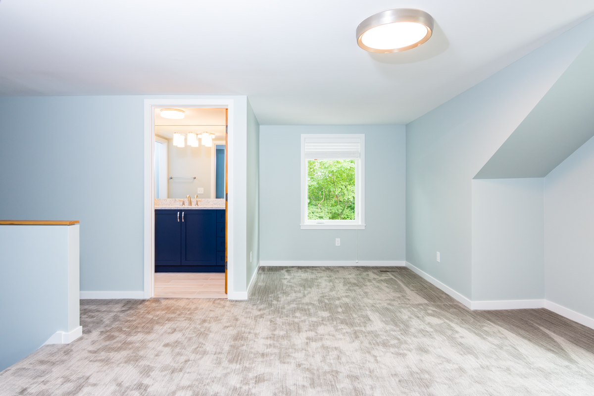 AFTER: Plenty of open space for family and friends to "camp out" during their visits.