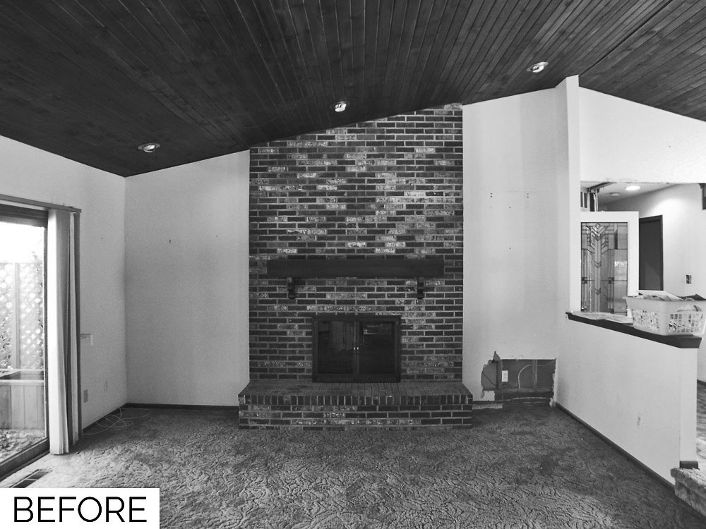 Before The first floor Renovation