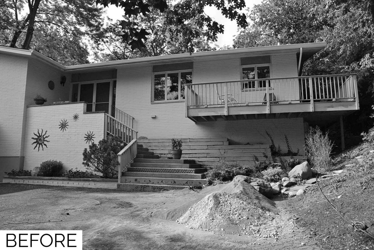 Home Exterior Before Photograph