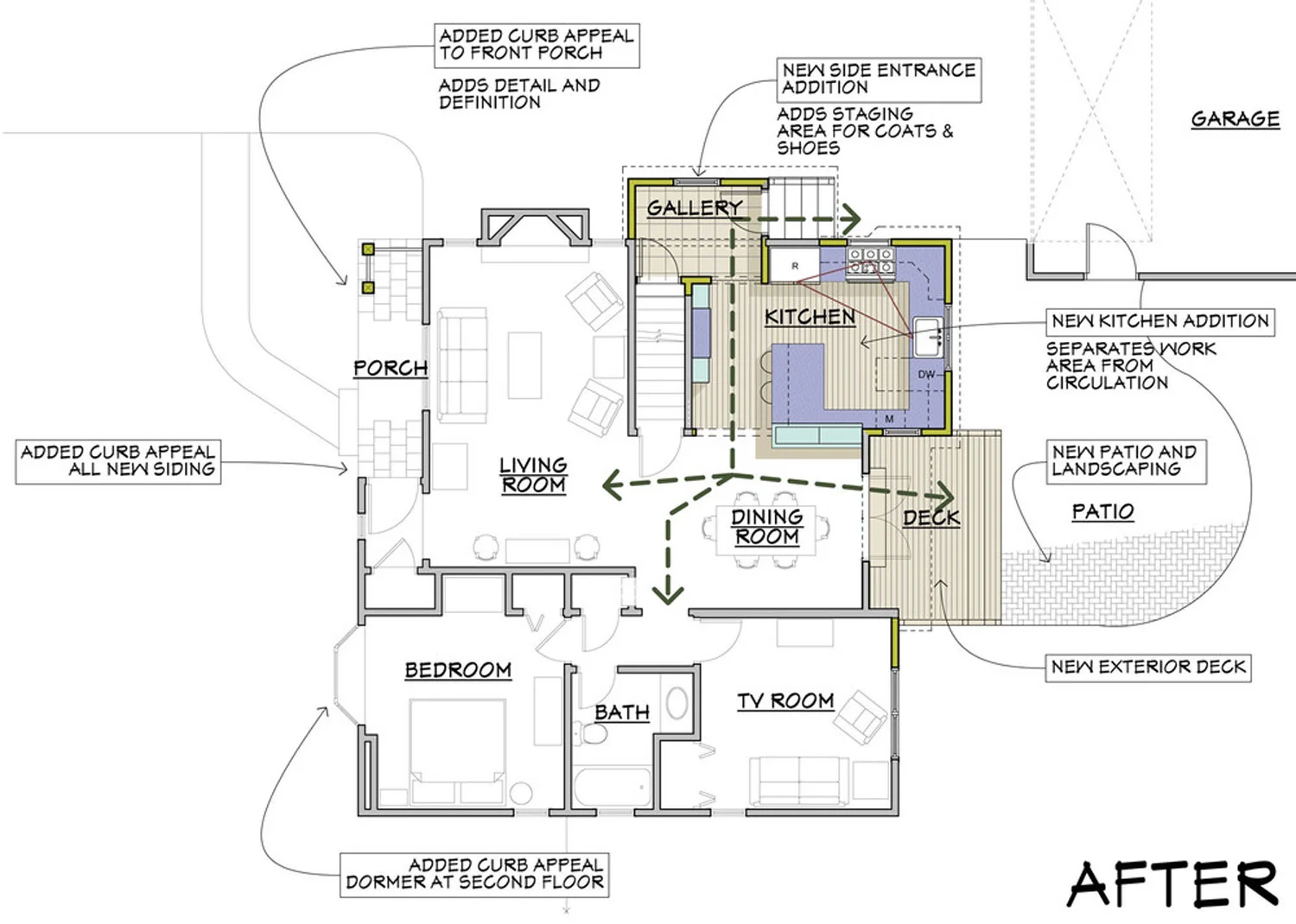Redesigned Floor Plan
