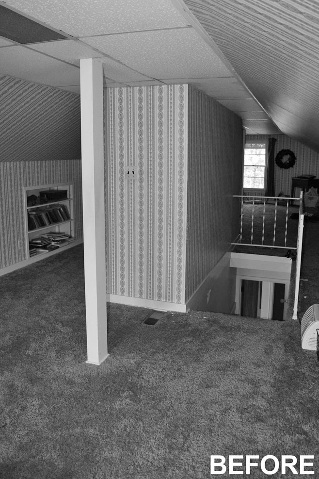 Second Floor Remodel Before Image