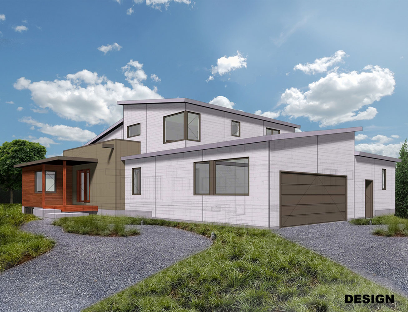 Custom Home Illustration Exterior