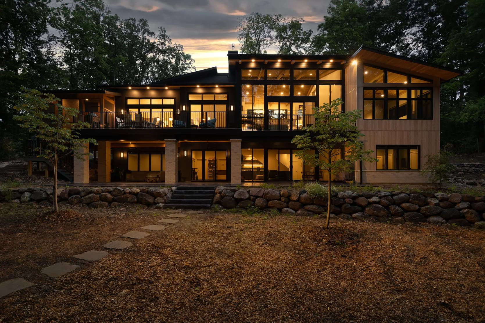 Modern Transitional Custom Home in Ann Arbor