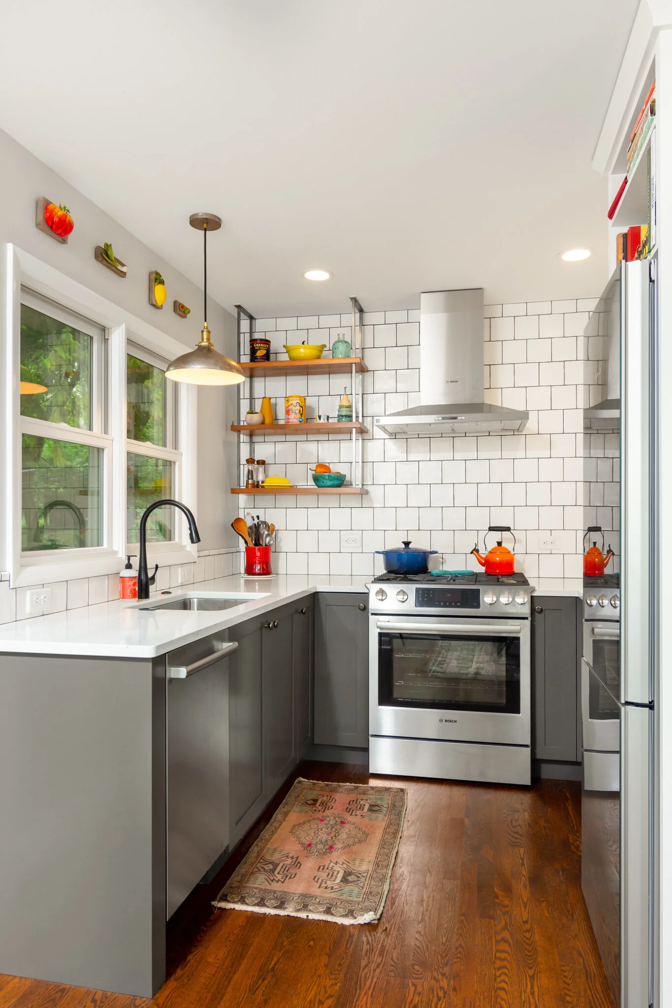 Hilldale Contemporary Remodel Kitchen Space