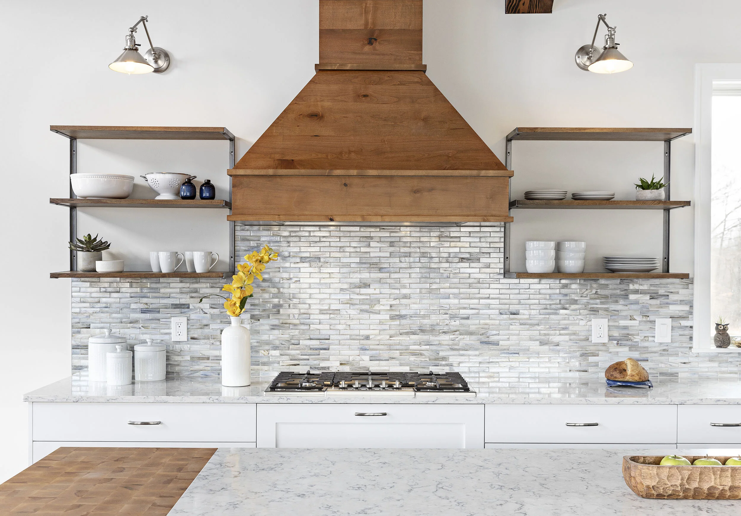 Textured Craftsman Home Kitchen