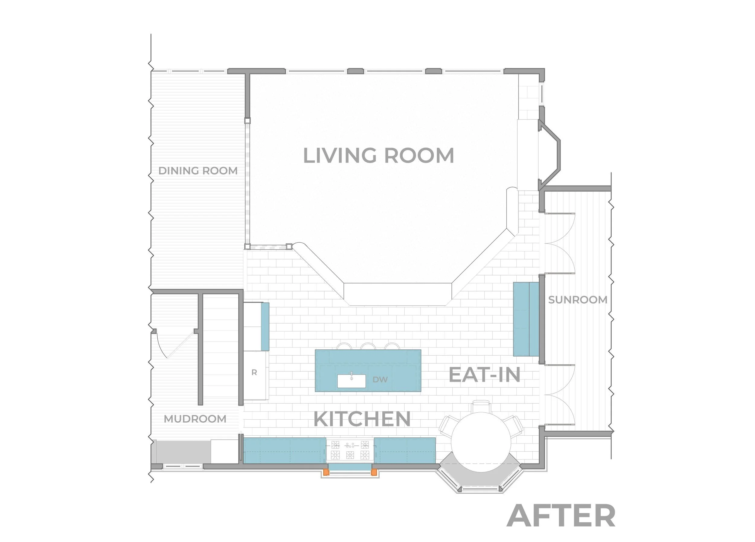 Modern Farmhouse Kitchen Remodel in Dexter, MI by Forward Design Build Remodel project photo 9