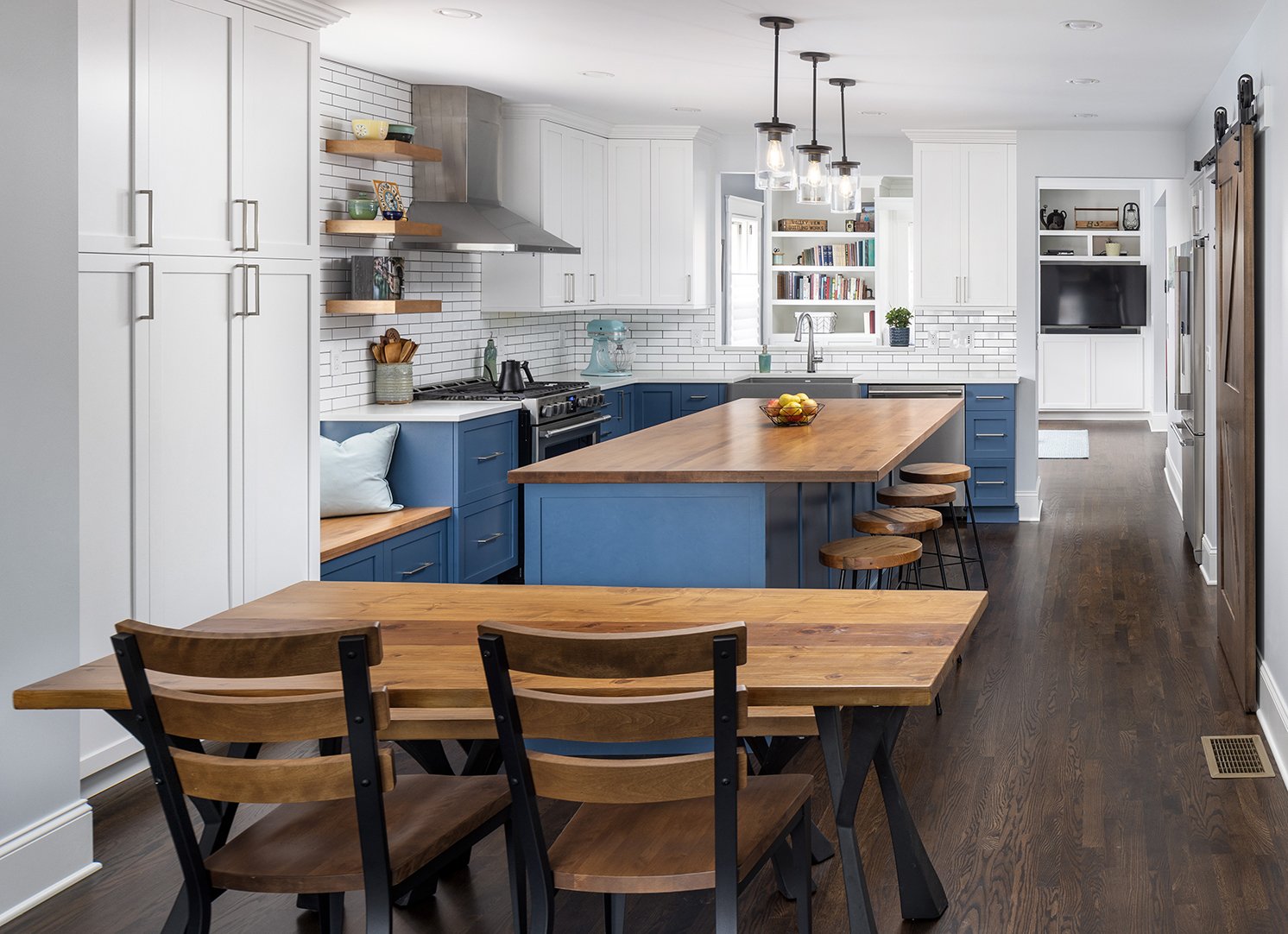 Downtown Ann Arbor Whole Home Remodel &amp; Addition Kitchen Space