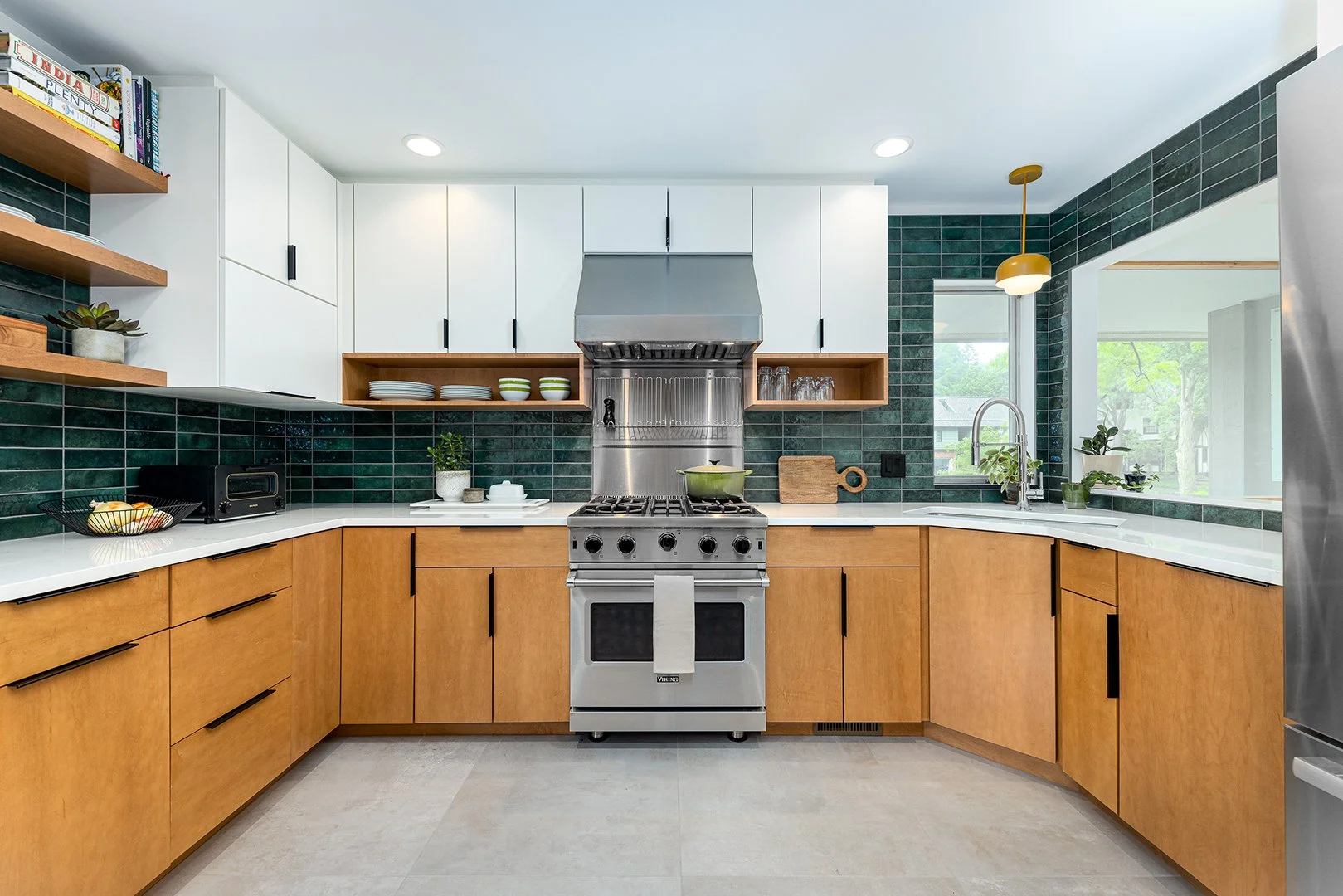Sleek Mid Century Kitchen