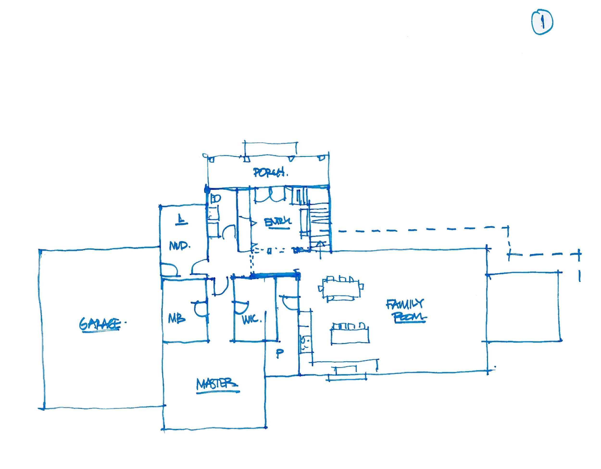 Floor Plan Of Textured Craftsman Home By Forward Design Build.jpg